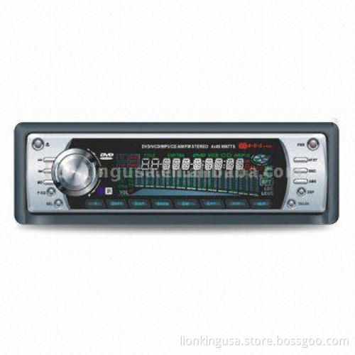 Car DVD Player with Fold-Down and Detachable Panel